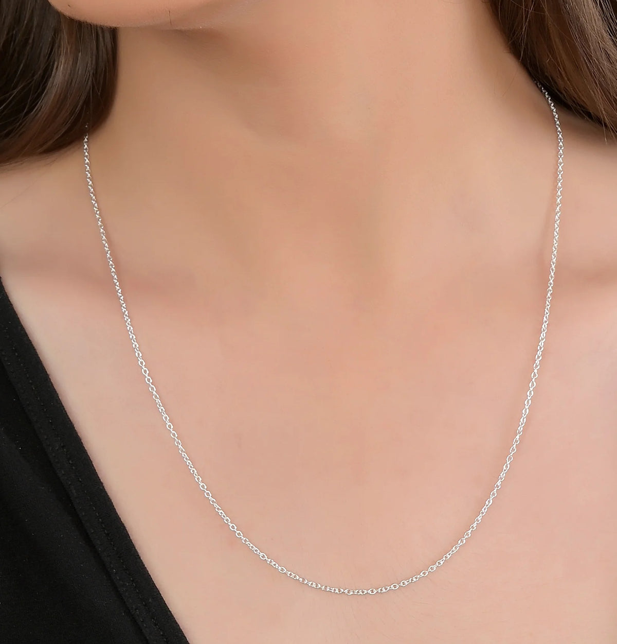 Sterling Silver Chain – 1.0 mm Anchor Link