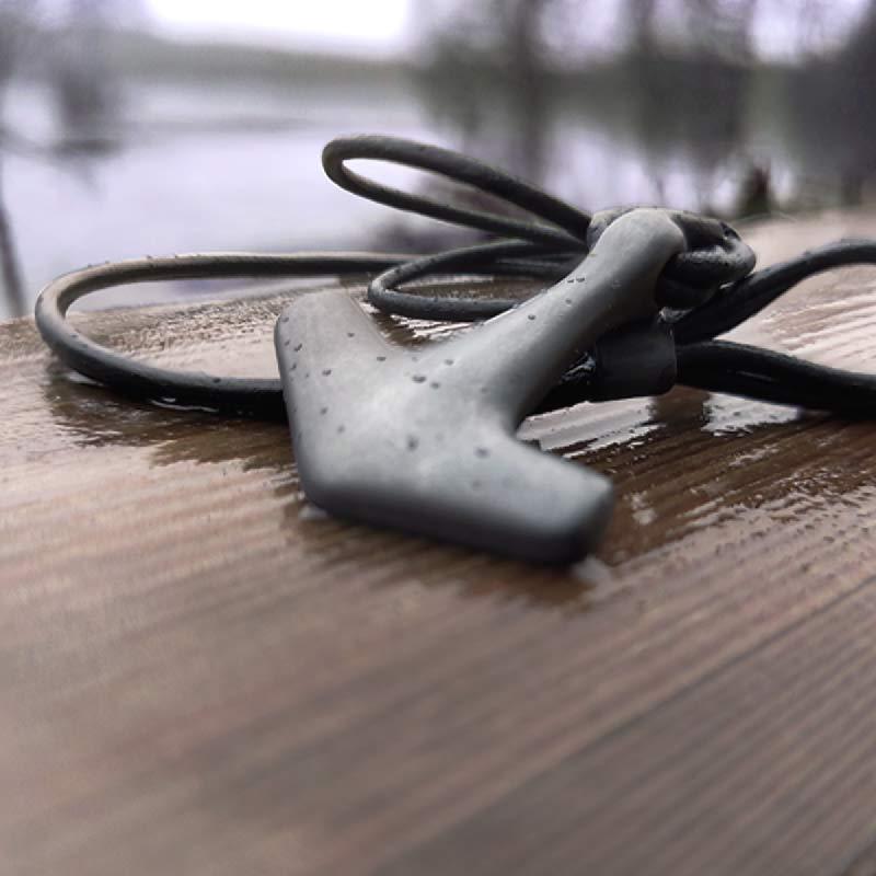 Arch Bracelet - Oxid Silver & Duo Double Black - Freya & Thor of Sweden