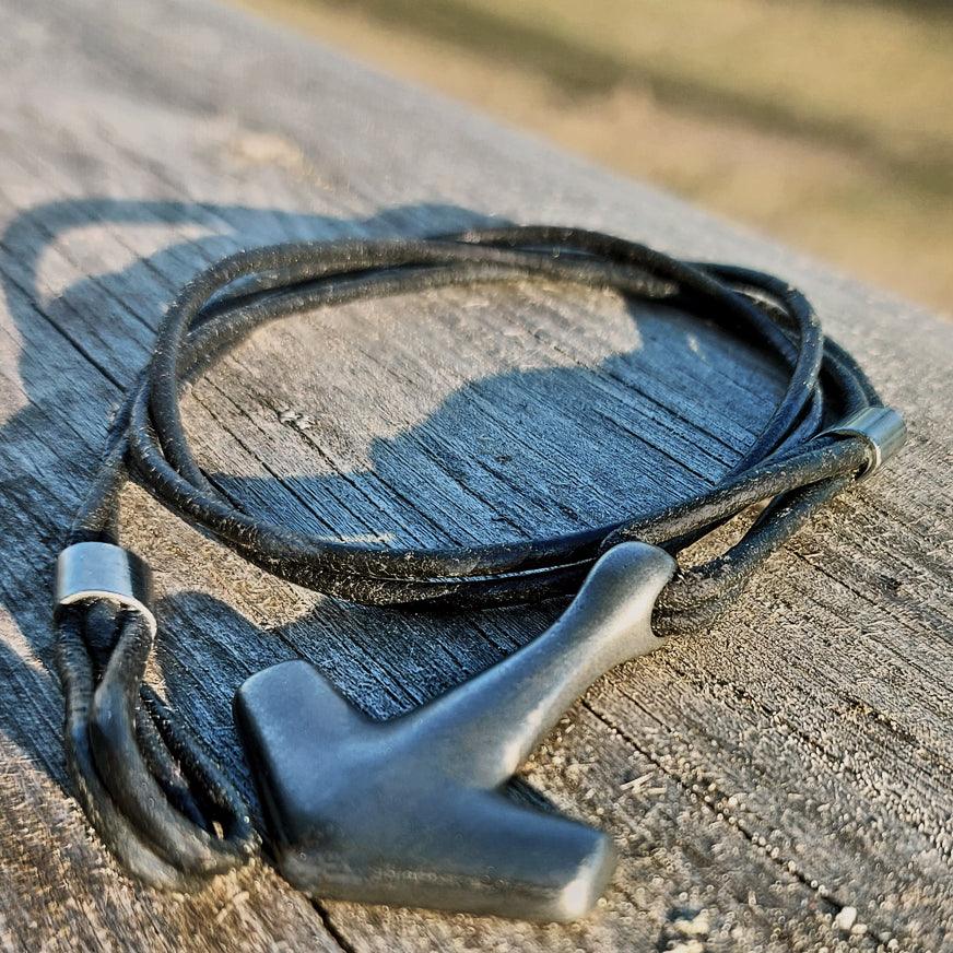 Arch Bracelet - Oxid Silver & Duo Double Black - Freya & Thor of Sweden