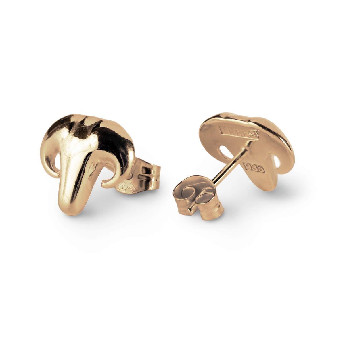 Capra Earrings - Vermeil Gold Min - Freya & Thor of Sweden