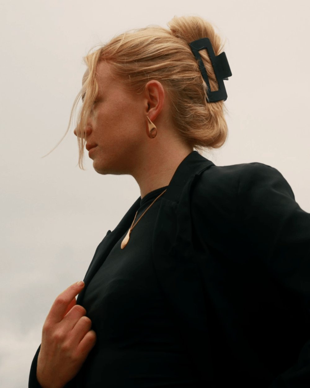 Tears of Freya – Necklace & Earrings Gold Mid - Freya & Thor of Sweden